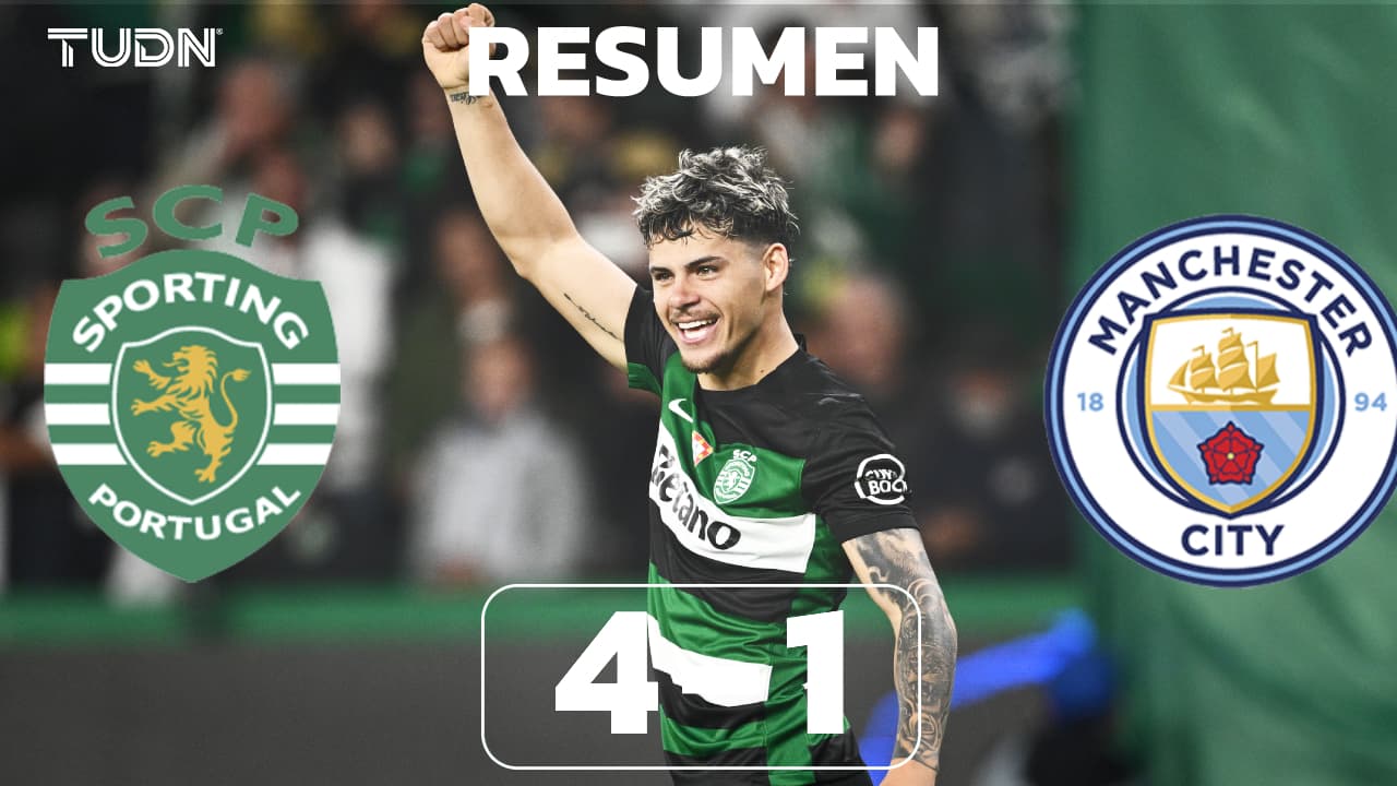 Resumen | Sporting Lisboa aplasta al City con golazo de Maxi Araújo