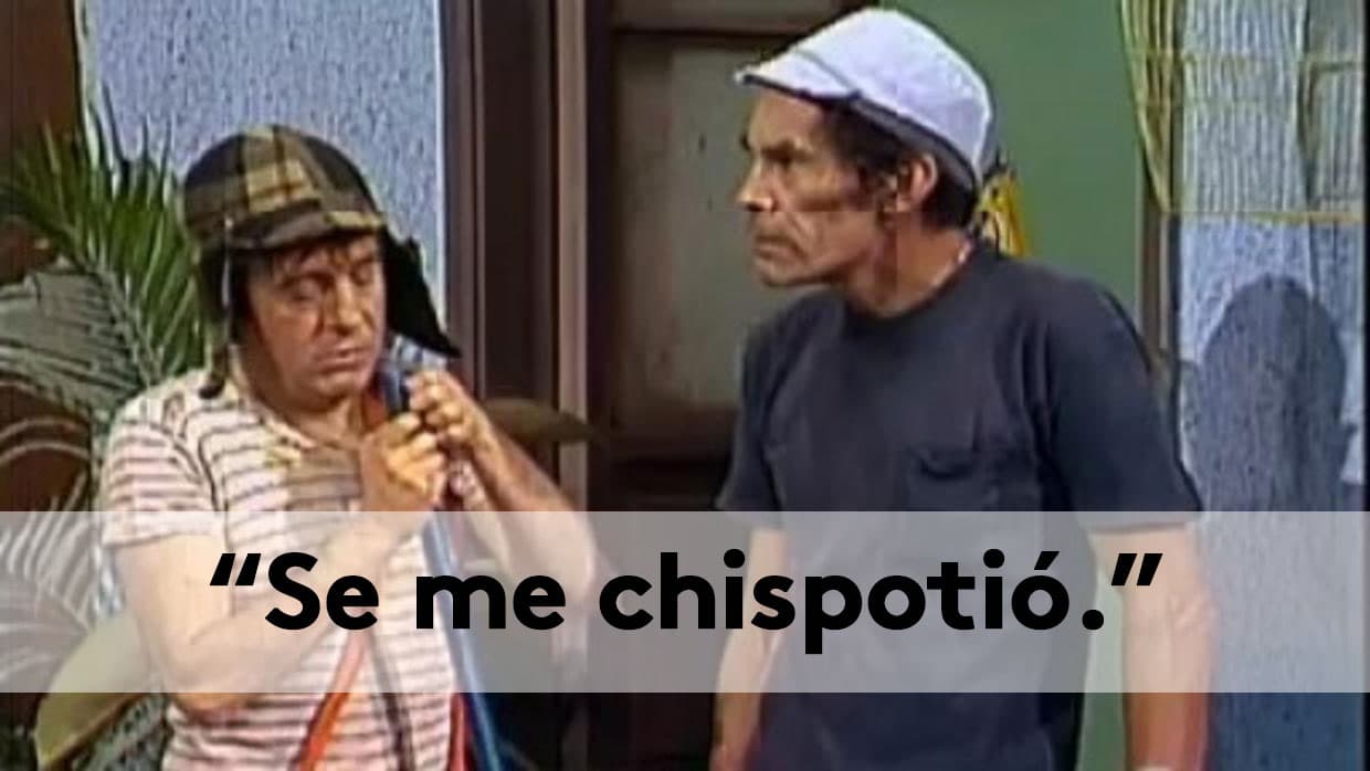 Sin duda, esta fue una de sus mejores:
<b>"Se me chispotió."</b>