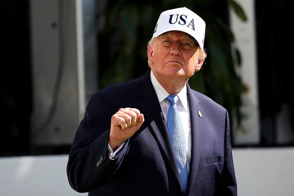 El presidente 
<b>Donald Trump</b> regresó el domingo a la 
<b>Copa de los Presidentes</b> como presidente honorario por segunda vez.