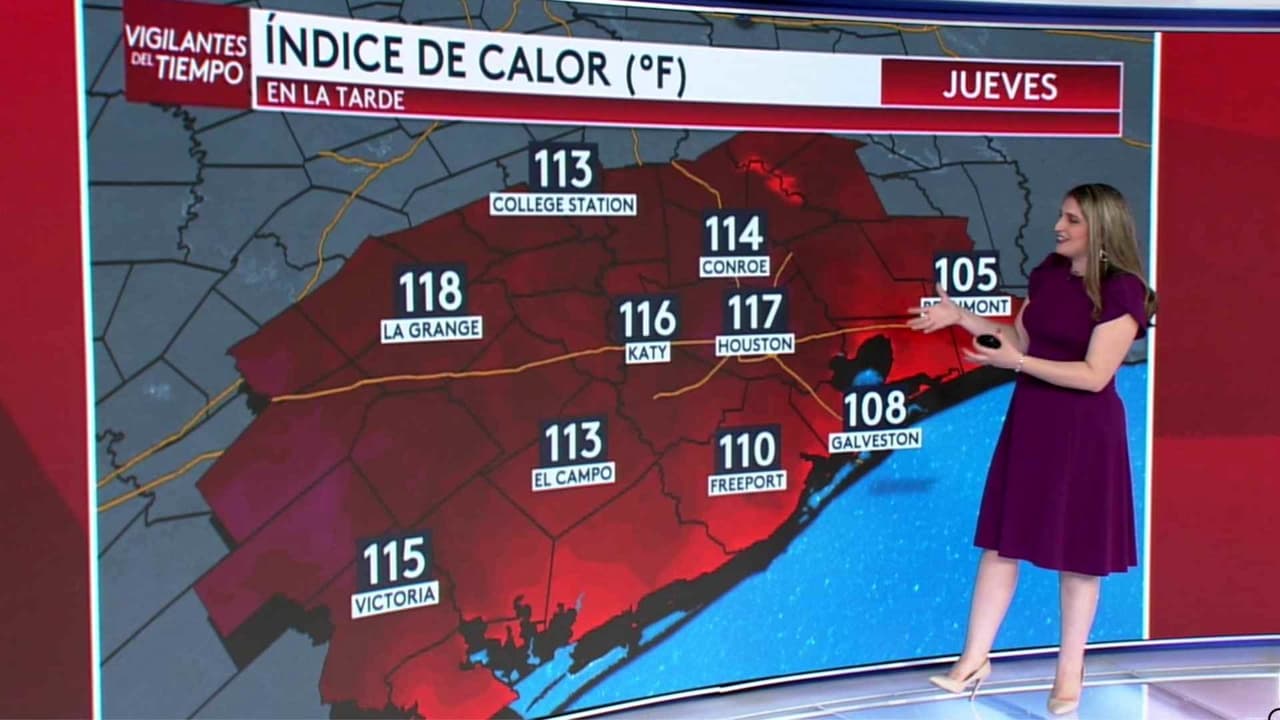 Elevan nivel de alerta por calor en el área de Houston; condiciones peligrosas continuarán hasta el fin de semana
