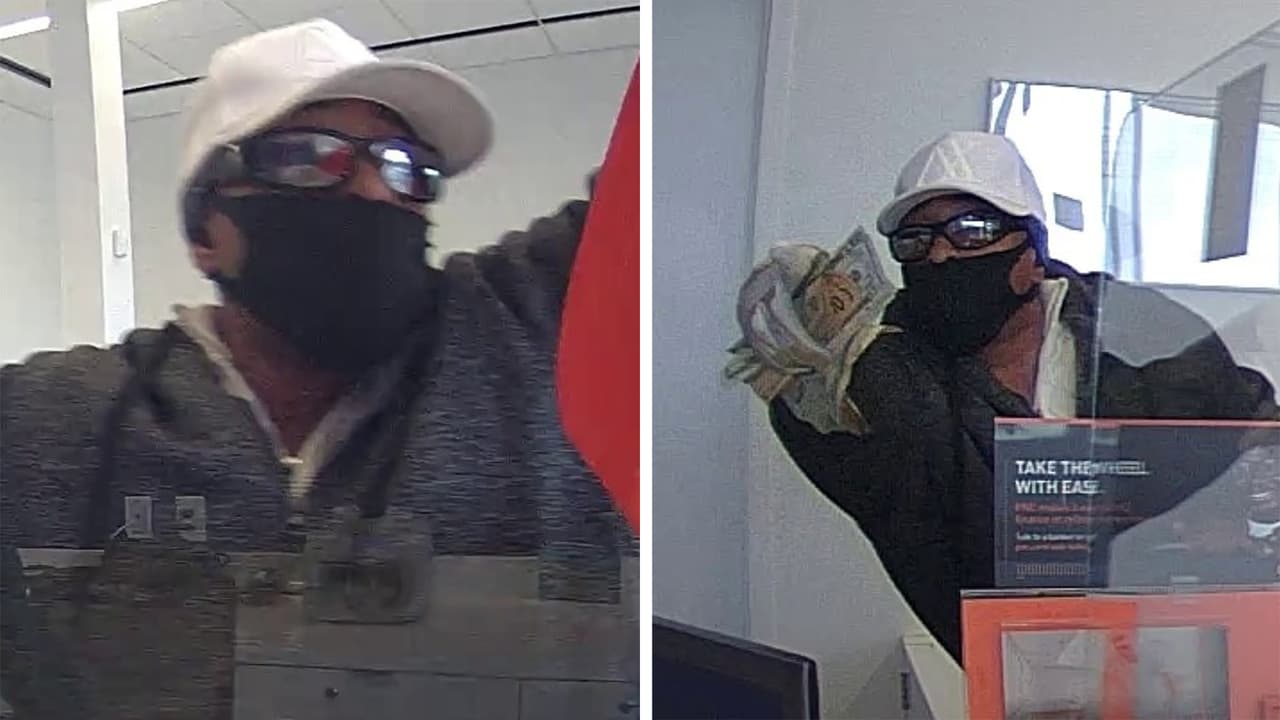 FBI busca a un hombre apodado 'Armed Faux Armani Assailant' acusado de robar un banco en Texas