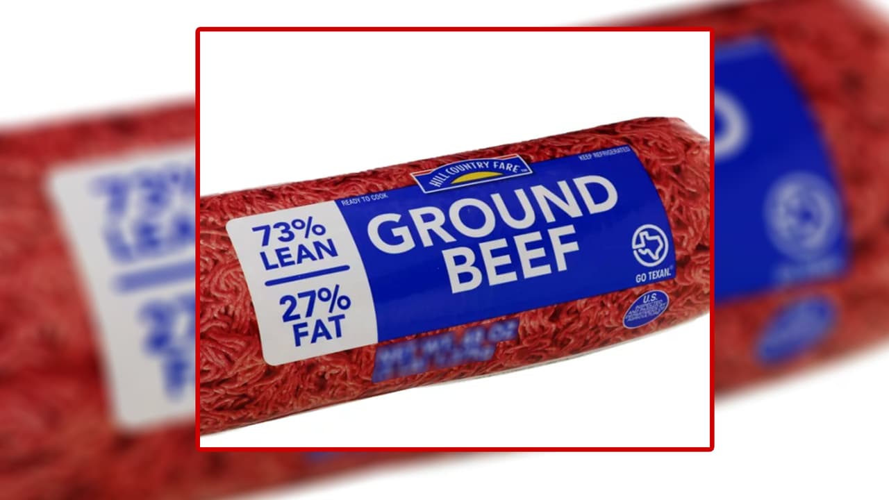 H-E-B retira miles de libras de carne molida posiblemente contaminada