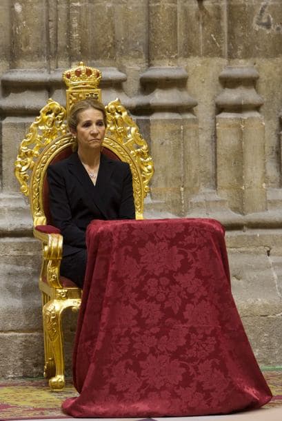 A la misa asistió la Infanta Elena, representando a la familia real española.