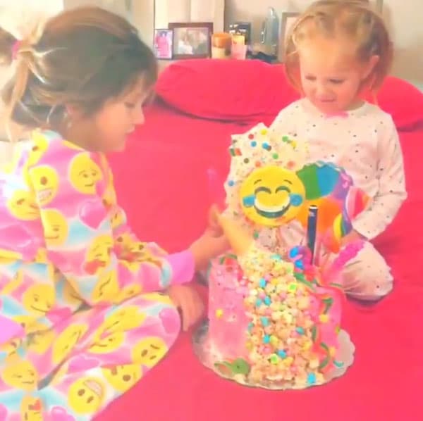 Dos días después, el 19 de febrero, es cumpleaños de Alexa Miranda, la más pequeña de la familia, ella cumplió 3 años.