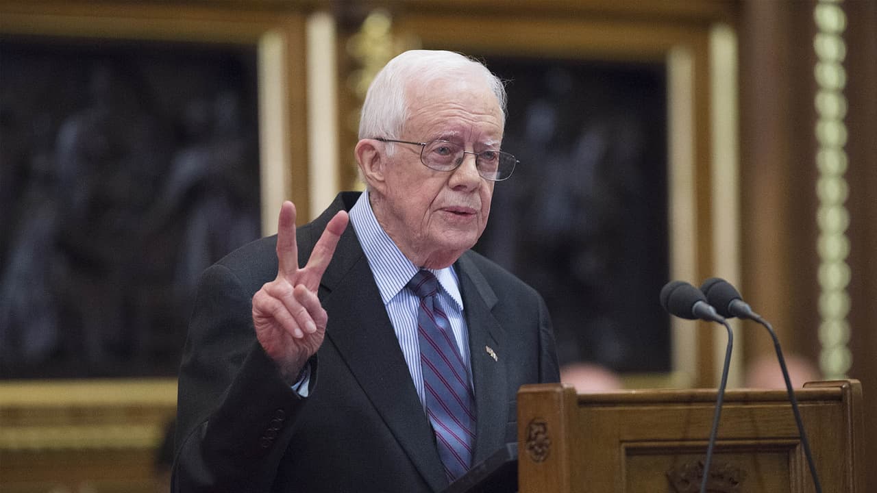 Expresidente Jimmy Carter critica "visión de paz" para Medio Oriente de Trump