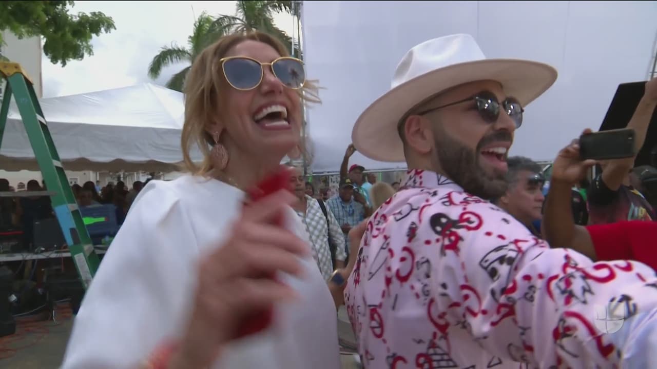 Con sus canciones puso a todos a bailar, Lili fue una de las que más lo disfrutó.