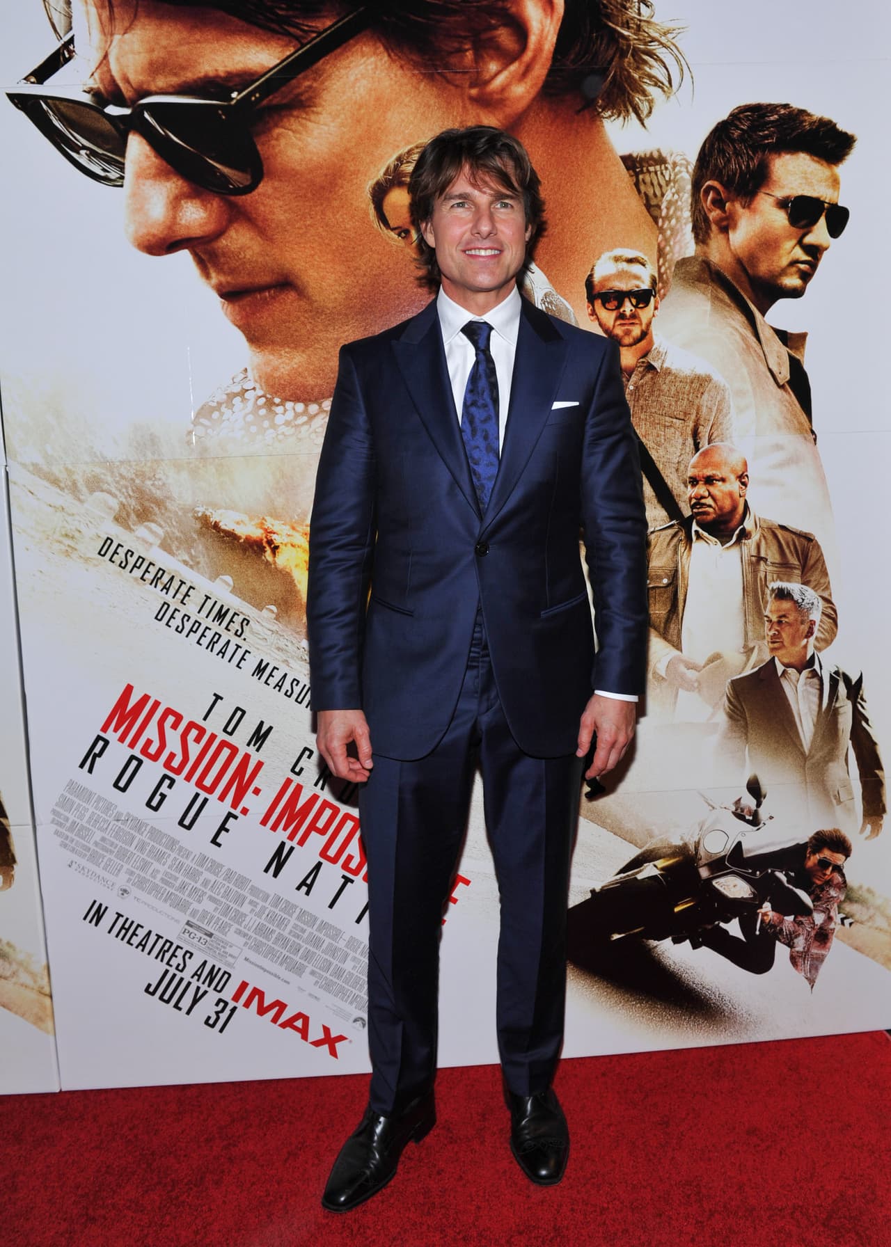 Tom Cruise en el estreno de 'Mission Impossible: Rogue Nation'.