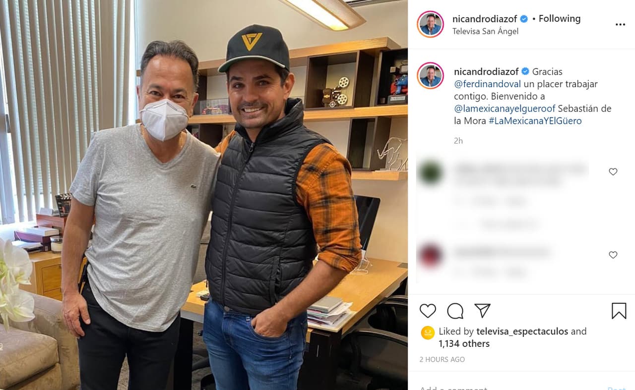 El afamado productor lo dio a conocer con esta foto en Instagram en la que aparece con el artista que fue seleccionado tras un casting. 
<br>