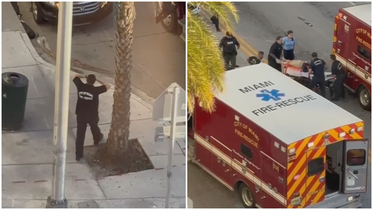 Video muestra lo ocurrido instantes después de que una ambulancia atropellara a una niña en Miami
