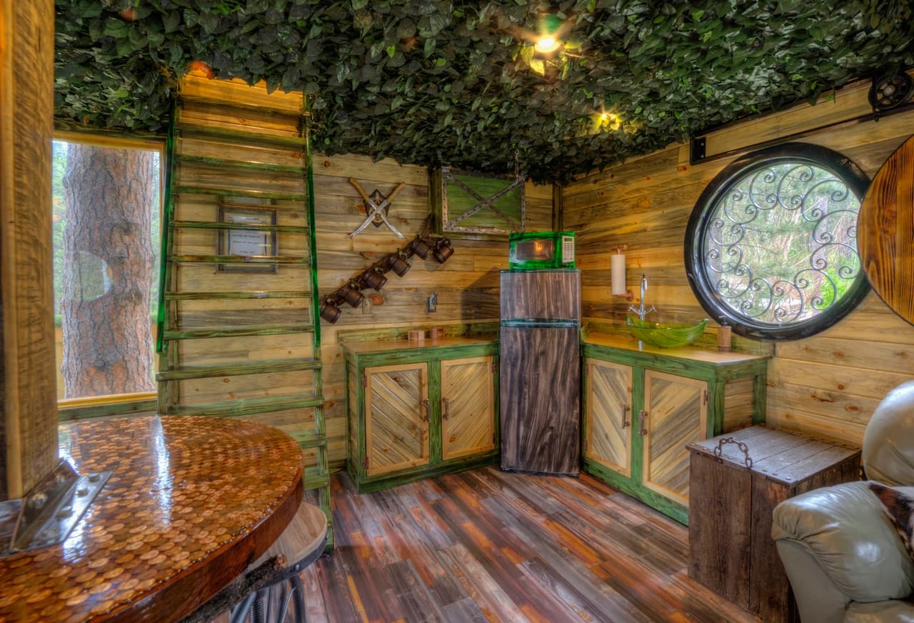 Esta fantástica casa se encuentra en Black Hills, Dakota del Sur.