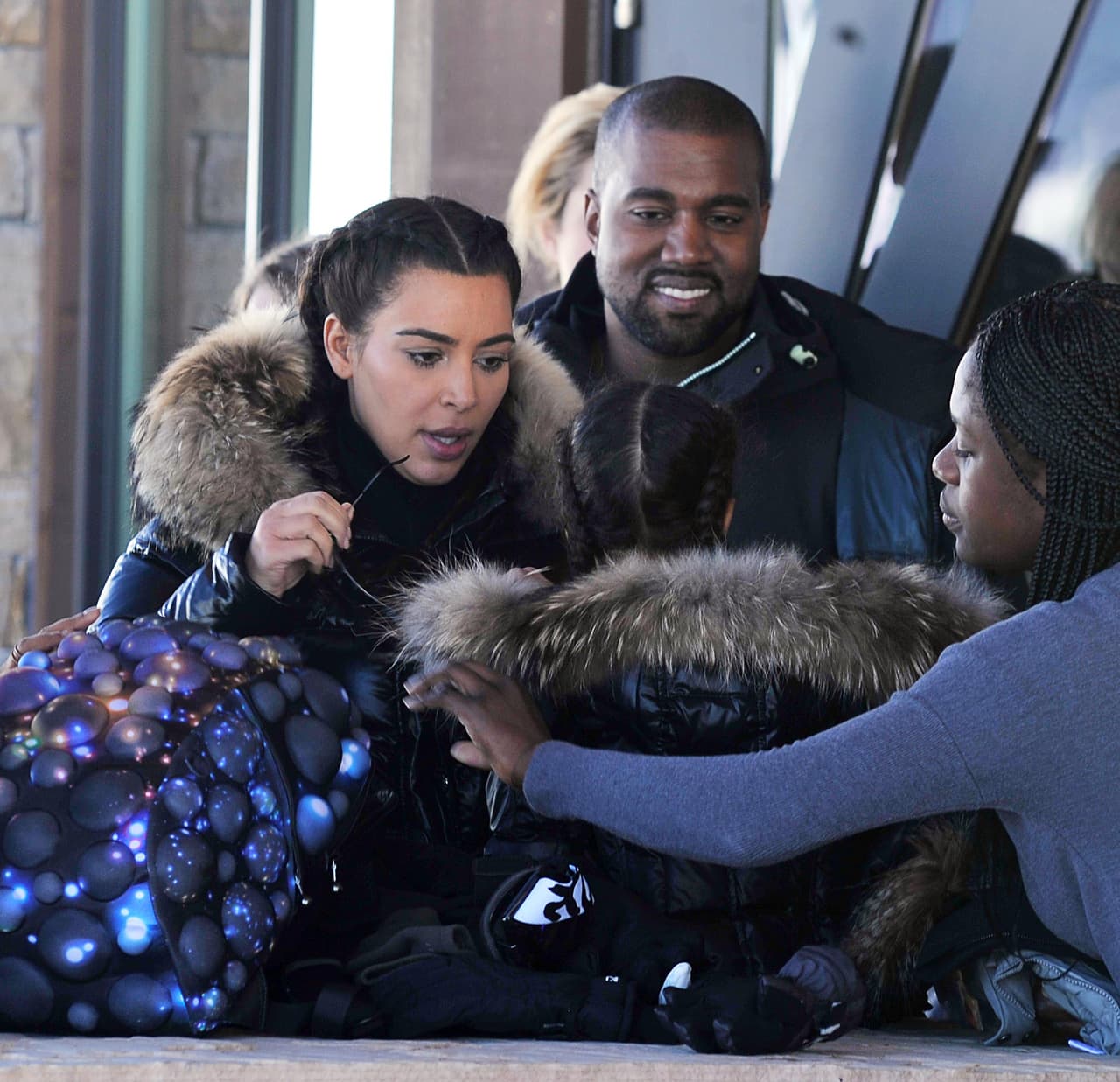 Hasta que, ¡por fin!, llegó mami.