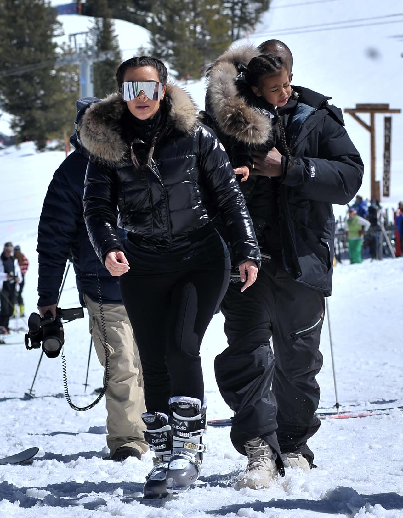 Y juzgando por su expresión, ¡otra vez le iba a hacer drama! Ay, Kanye...
