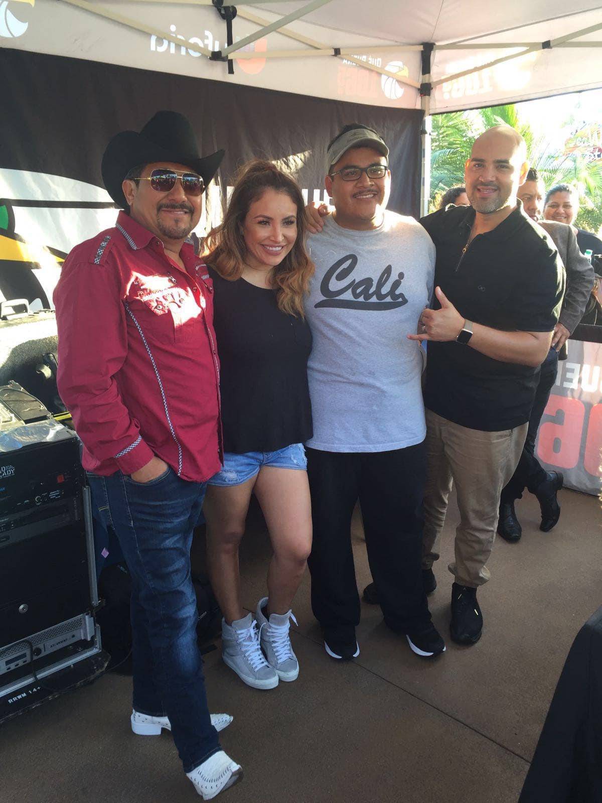 Tuvieron la oportunidad de tener un encuentro con pingüinos y saludar al público que los escucha a diario.