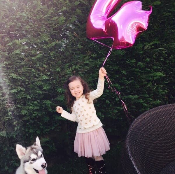 La pequeña Valeria Iniesta Ortiz es bella hija de Andrés Iniesta.