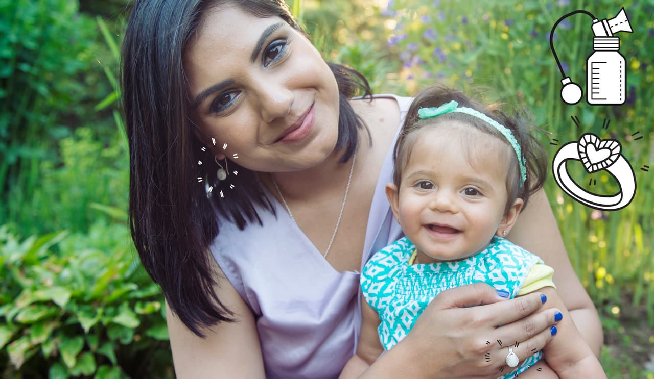 Joyas hechas con leche materna