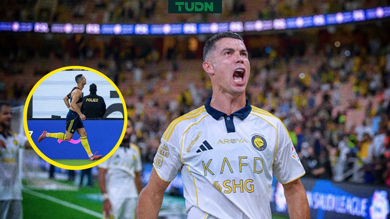 Cristiano Ronaldo falla penal pero marca golazo y celebra como Messi en Arabia