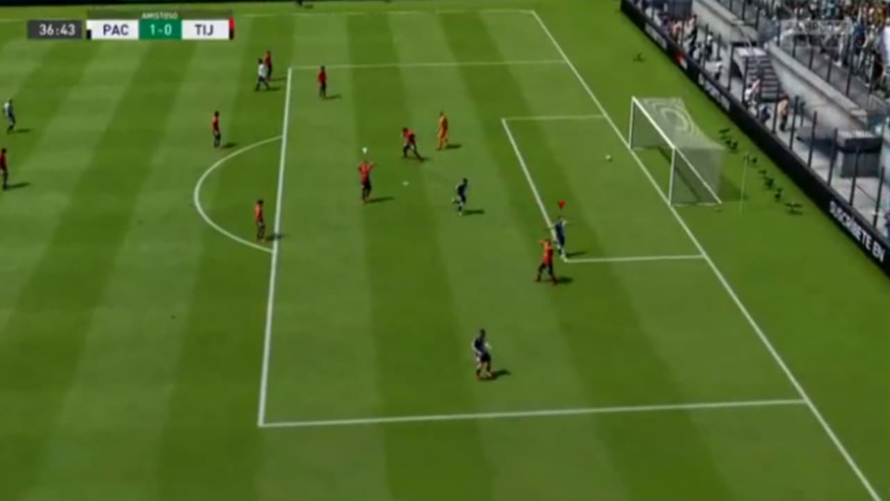 En el futbol virtual, Romario Ibarra, representante de Pachuca, goleó 3-0 a Leandro González y los Xolos de Tijuana.