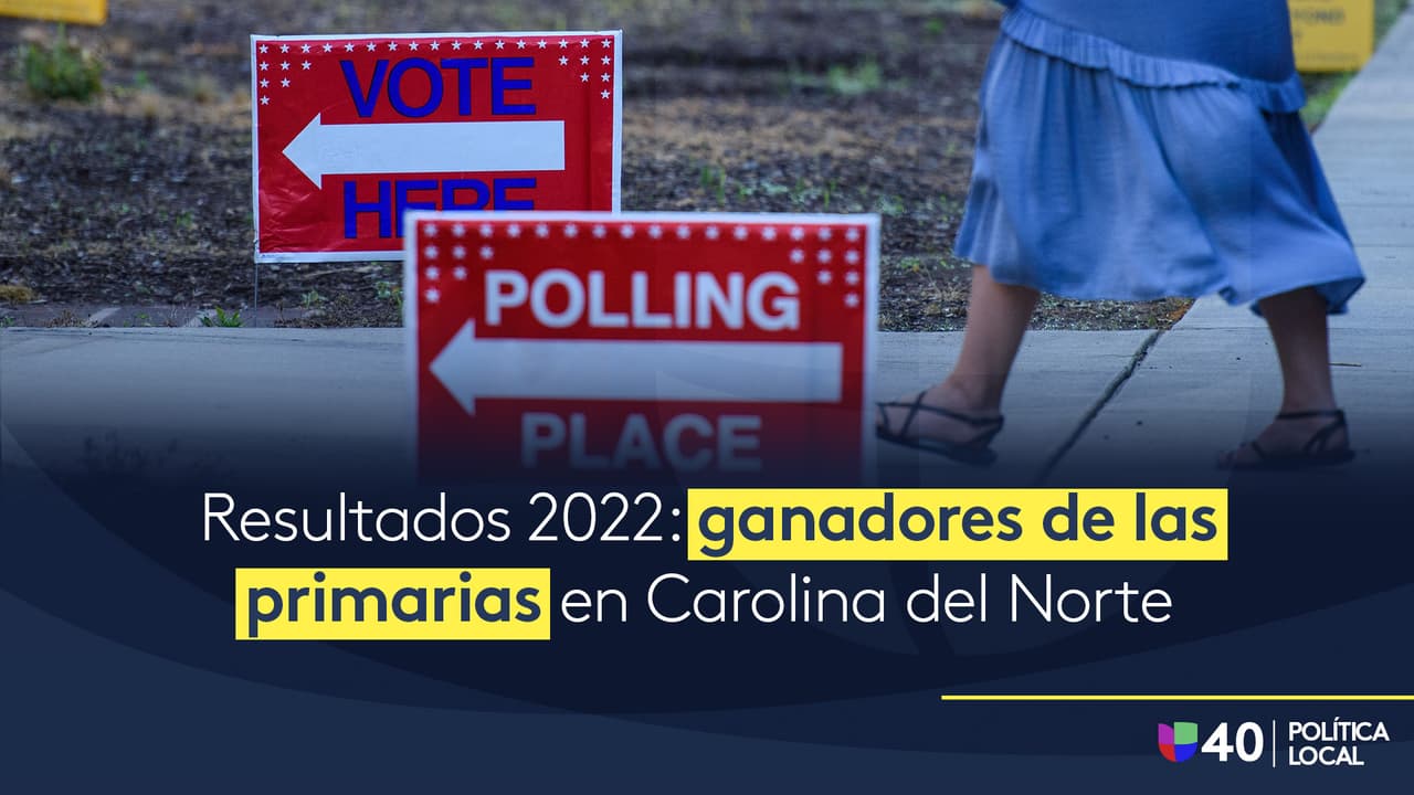 Resultados elecciones primarias en Carolina del Norte 2022