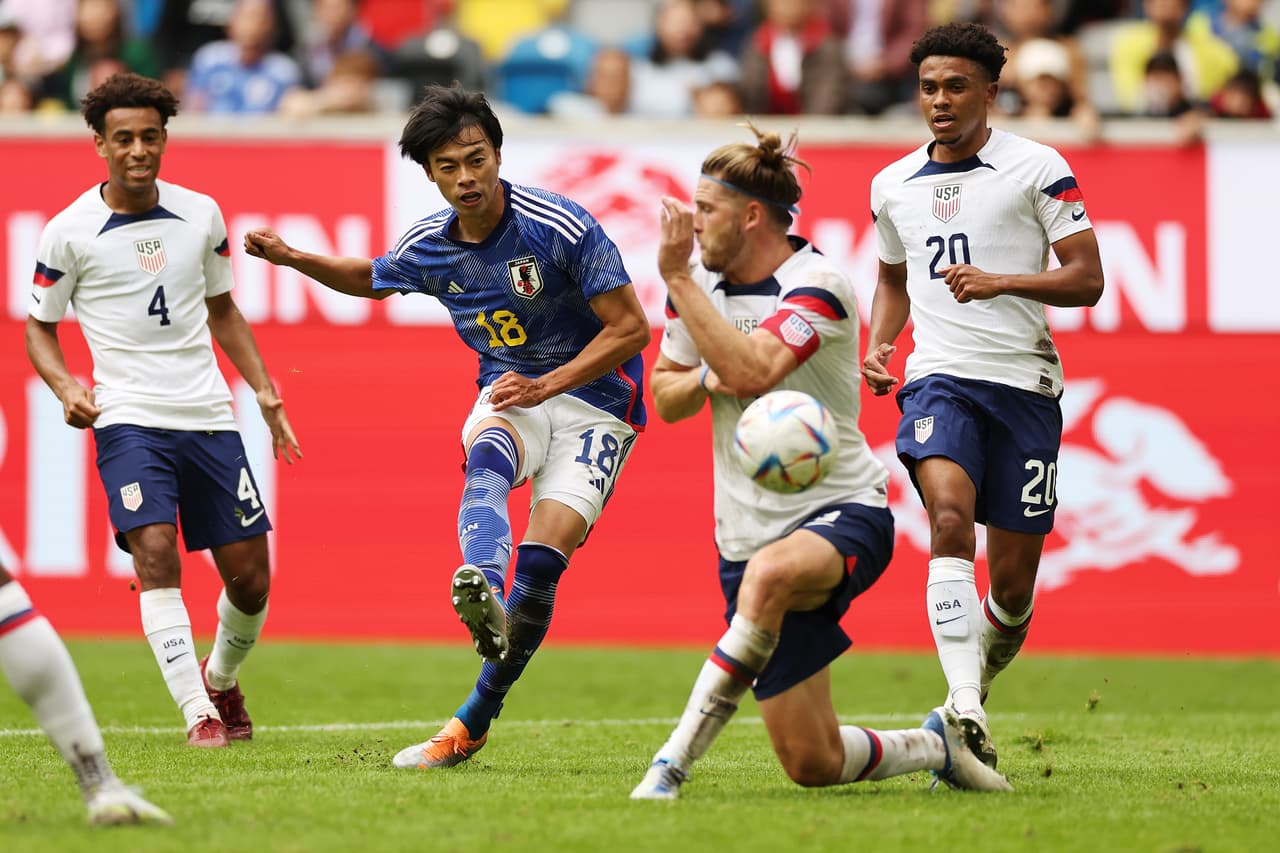 Estados Unidos no pudo con Japón que fue un equipo contundente y se impuso con marcador de 2-0.