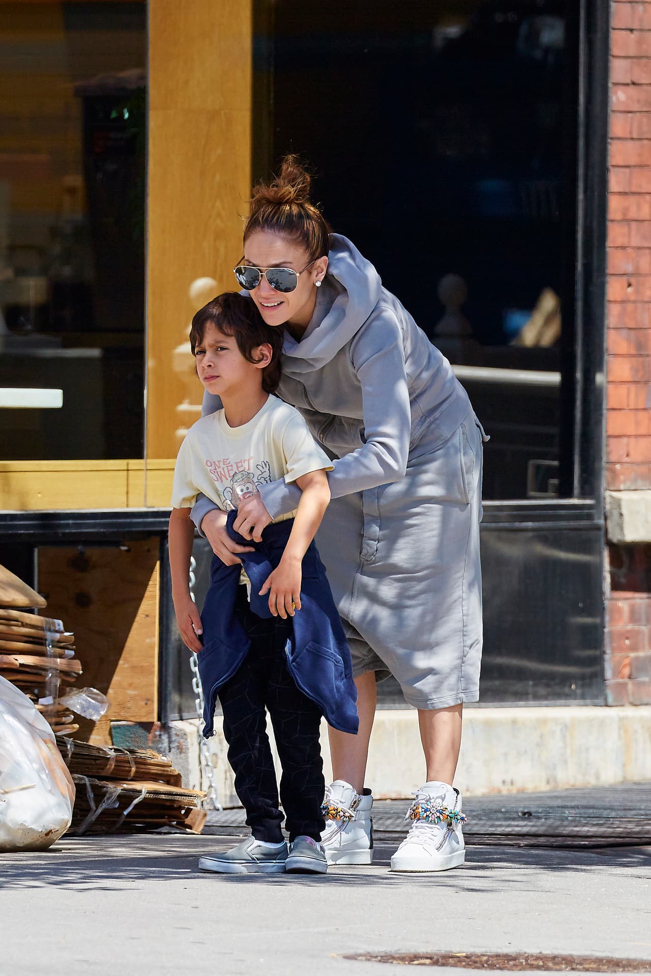 Aquí con el travieso Max.