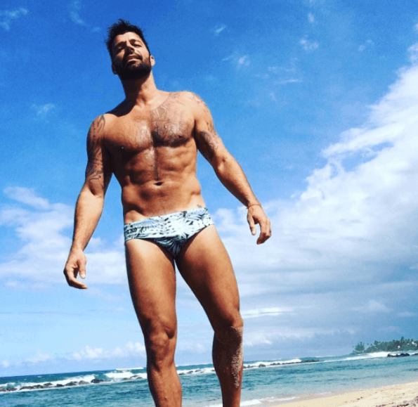 El mutifacético Ricky Martin es otra de las personalidades que le ha sentado bien la madurez.