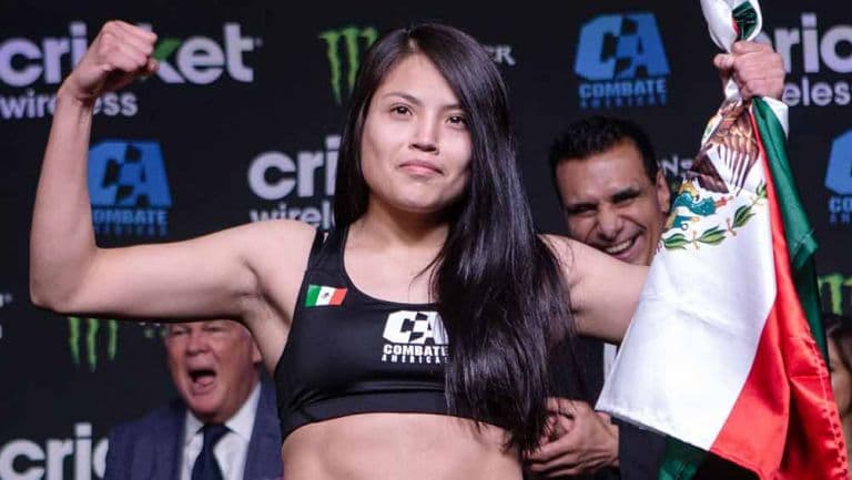 Melissa Martínez, la mexicana en la coestelar de Combate Américas