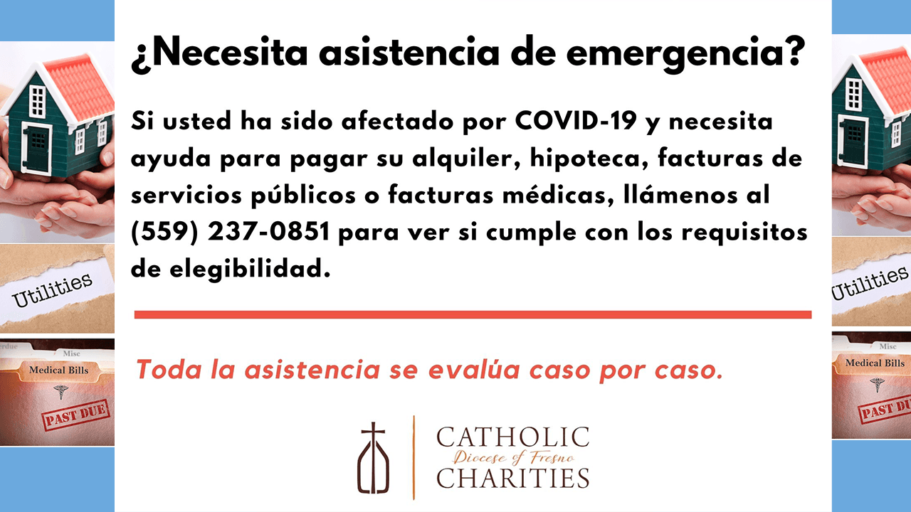 Caridades Católicas ofrece ayuda a la comunidad que se ha visto
afectada por el COVID-19
