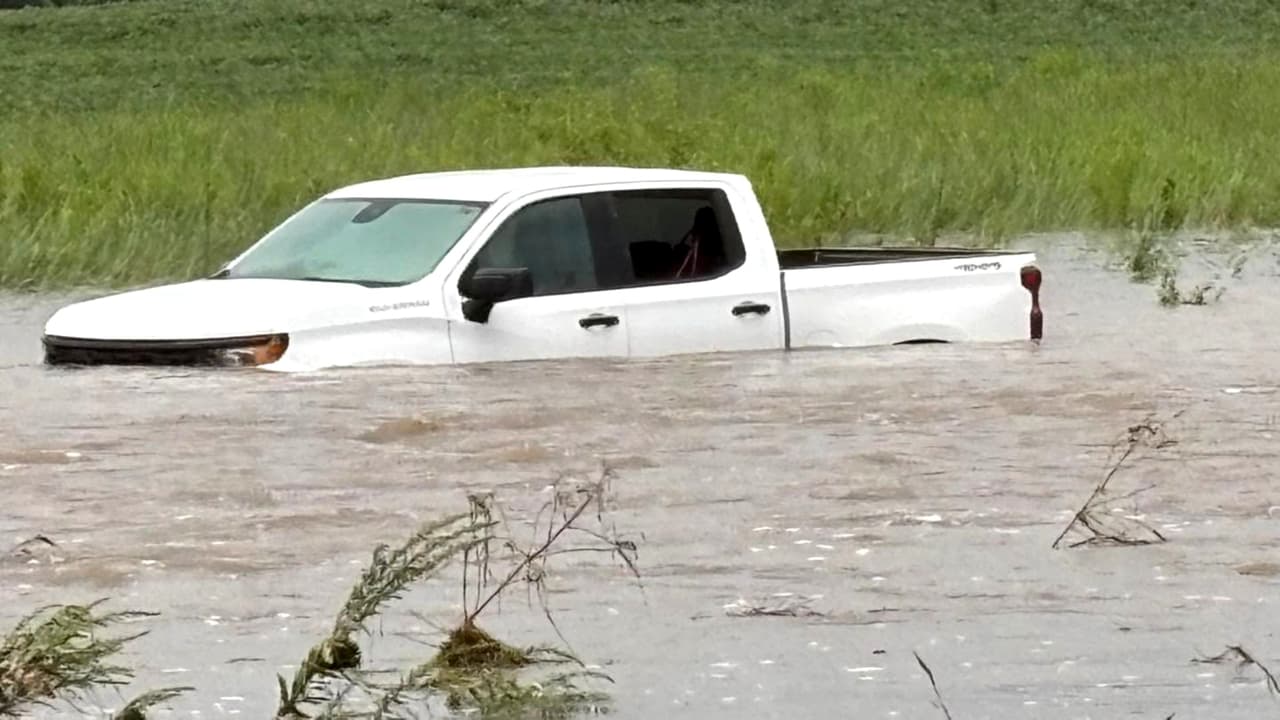 Tiempo severo golpea el Medio Oeste por sexto día: Así se ven comunidades de Indiana bajo el agua