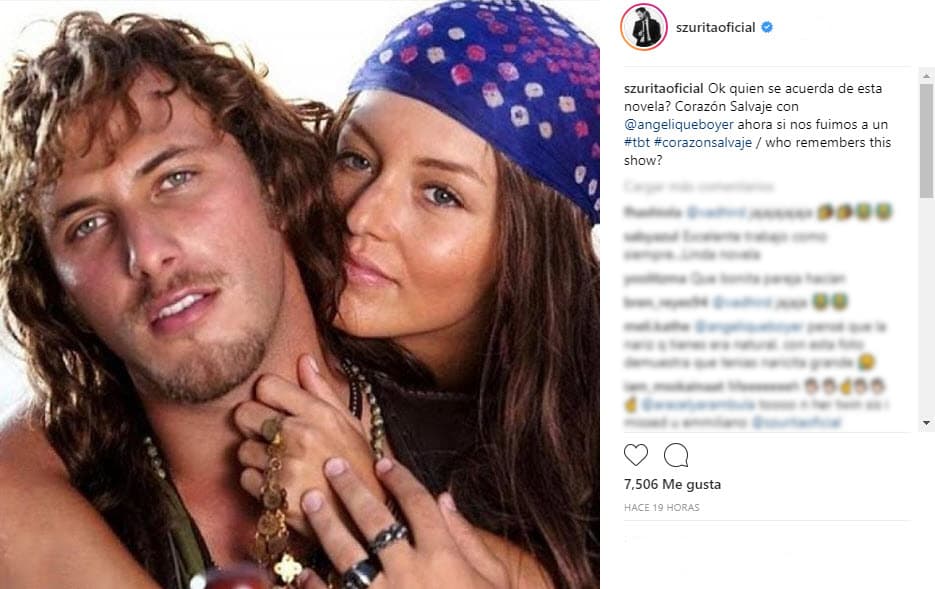 Ocho años después de esta corta relación amorosa, Sebastián recordó la pareja que conformaron en la trama a través de Instagram. 
<br>