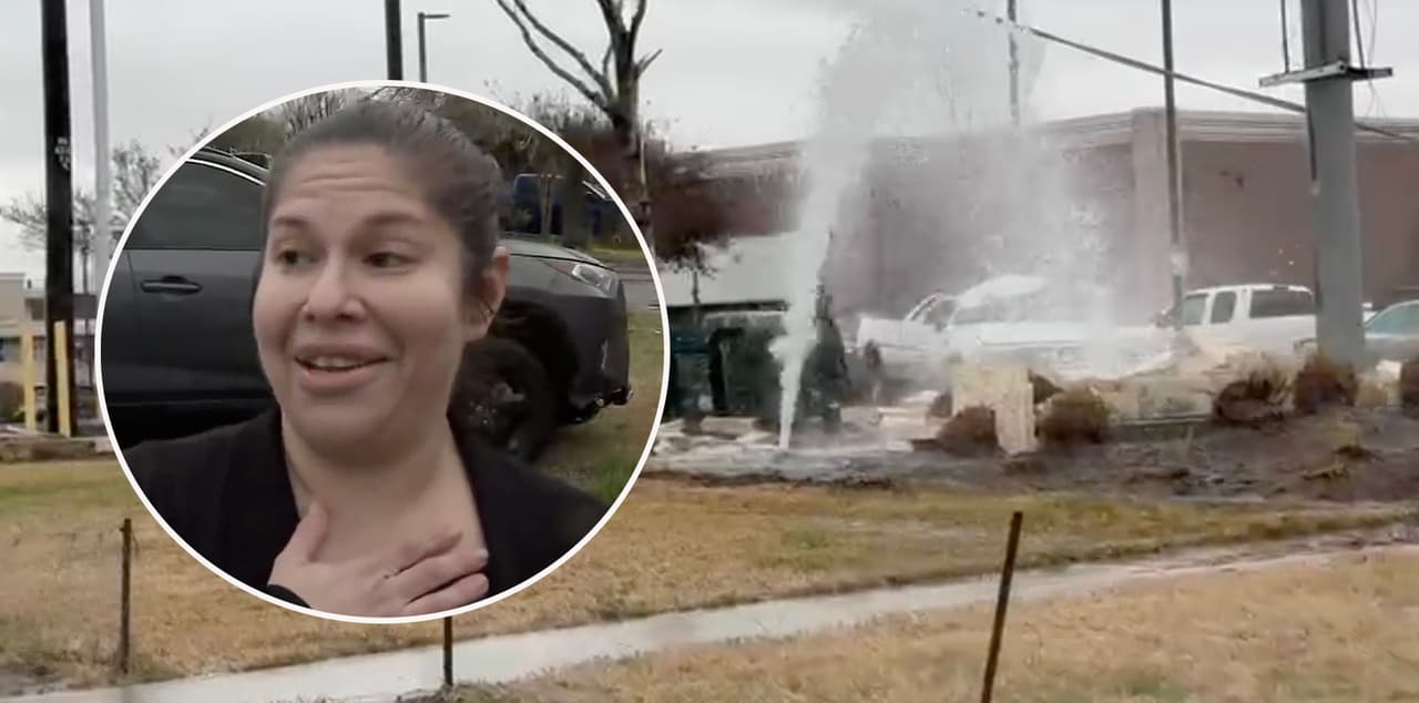 Silvia, una madre de familia hispana, llegaba a casa con sus hijos de la escuela cuando comenzó a escuchar un ruido “como en las películas”. Tuvo tiempo de esconderse junto a su familia en el baño, pero al salir se encontraron con su vecindario destrozado.
