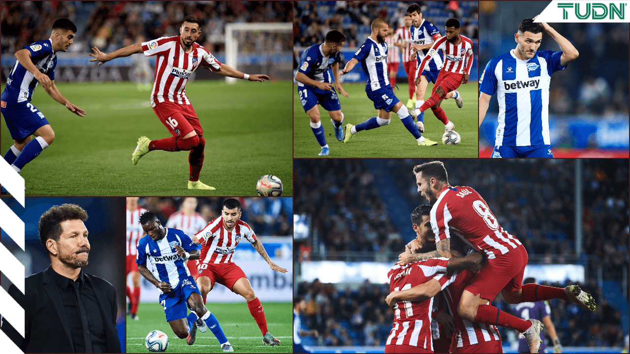 Los colchoneros se colocan en segunda posición de la tabla de LaLiga con este empate de 1-1 ante el Alavés.