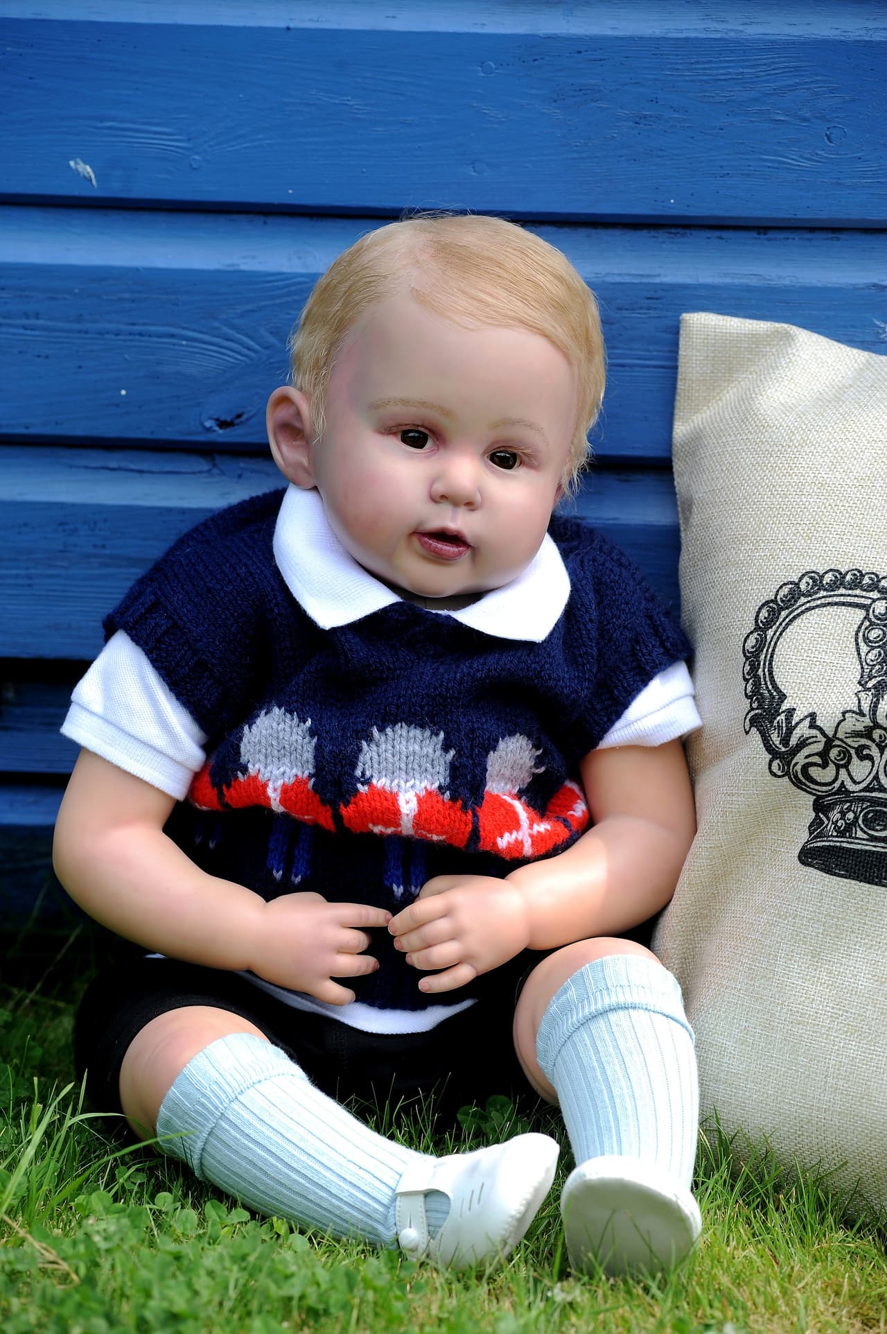 Ella quería crear su propia copia del afamado y tierno infante de la Familia Real Británica: el príncipe George.