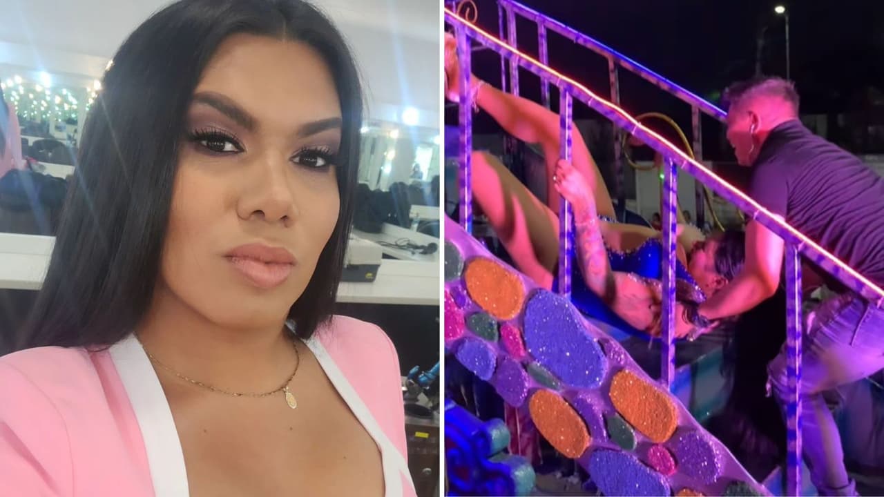 ¿Kimberly 'La Más Preciosa', de Las Perdidas, sufrió aparatosa caída en pleno carnaval?: video
