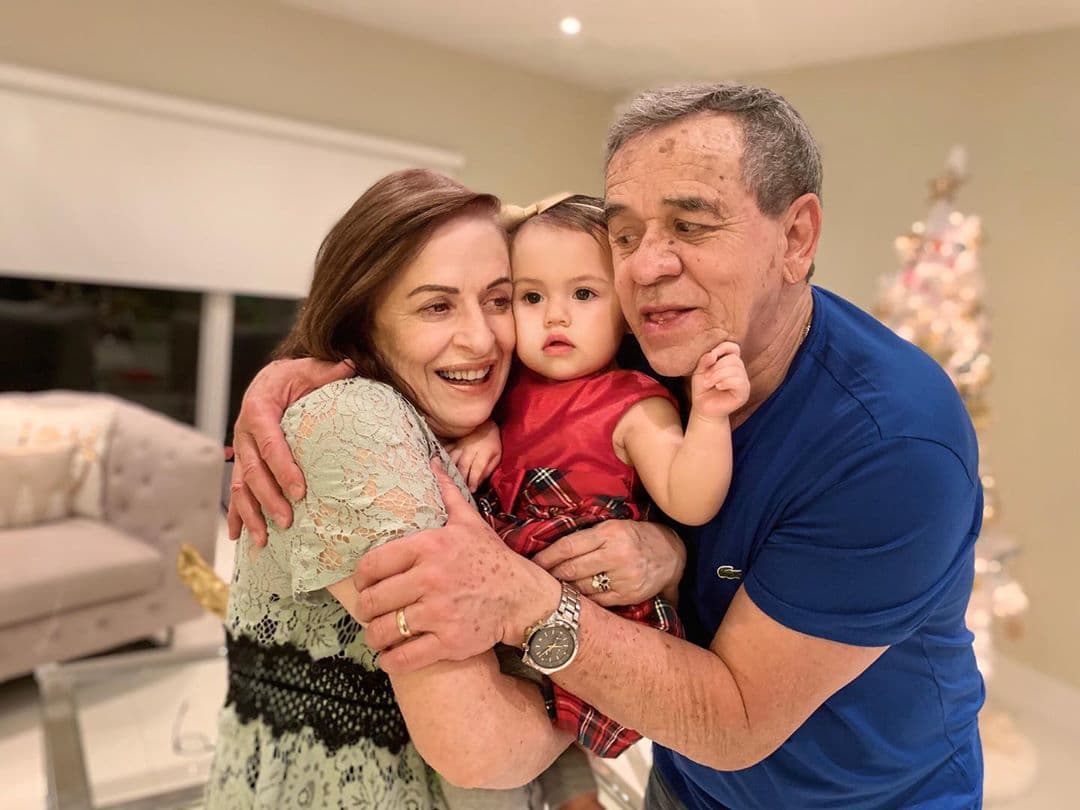 Los papás de Carolina también han disfrutado al máximo el primer año de la pequeña.