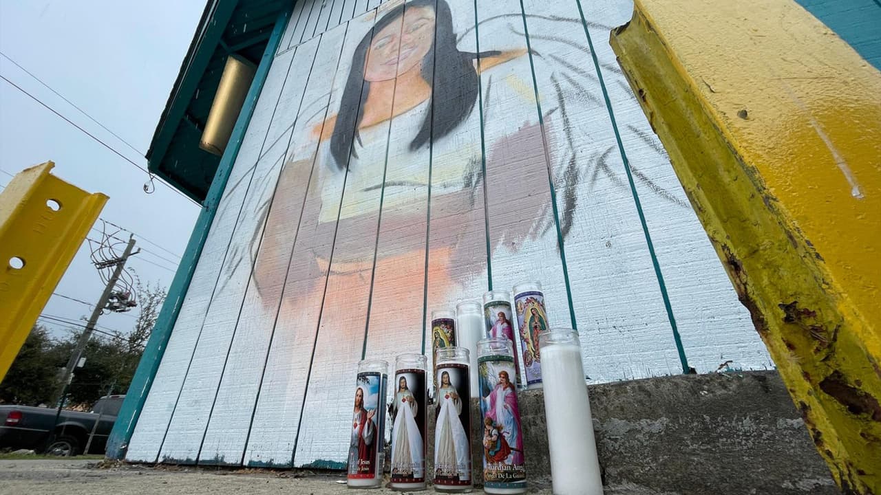 El mural está ubicado en la cuadra 606 de la calle 75TH en Houston.