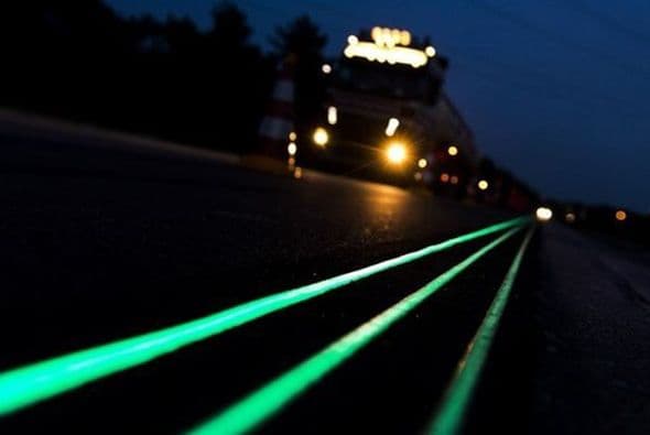 Nuevas carreteras fluorescentes