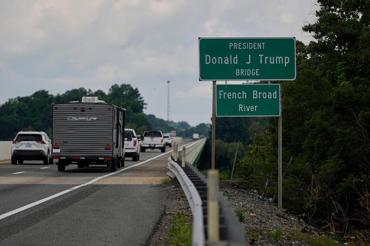 Este es el puente y el aeropuerto que ahora llevan el nombre del presidente Donald Trump