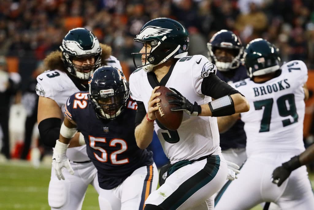 Nick Foles no había lanzado más de una intercepción en un juego desde que regresó con los Eagles. Y solamente lanzó una intercepción en los tres juegos de Playoff la campaña pasada.