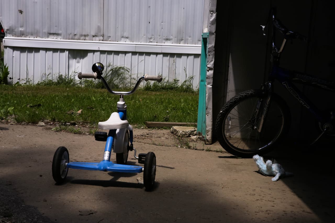 Por temor a que ICE visite el complejo de casas móviles donde vivía la mayoría de los arrestados, algunas familias abandonaron sus viviendas.