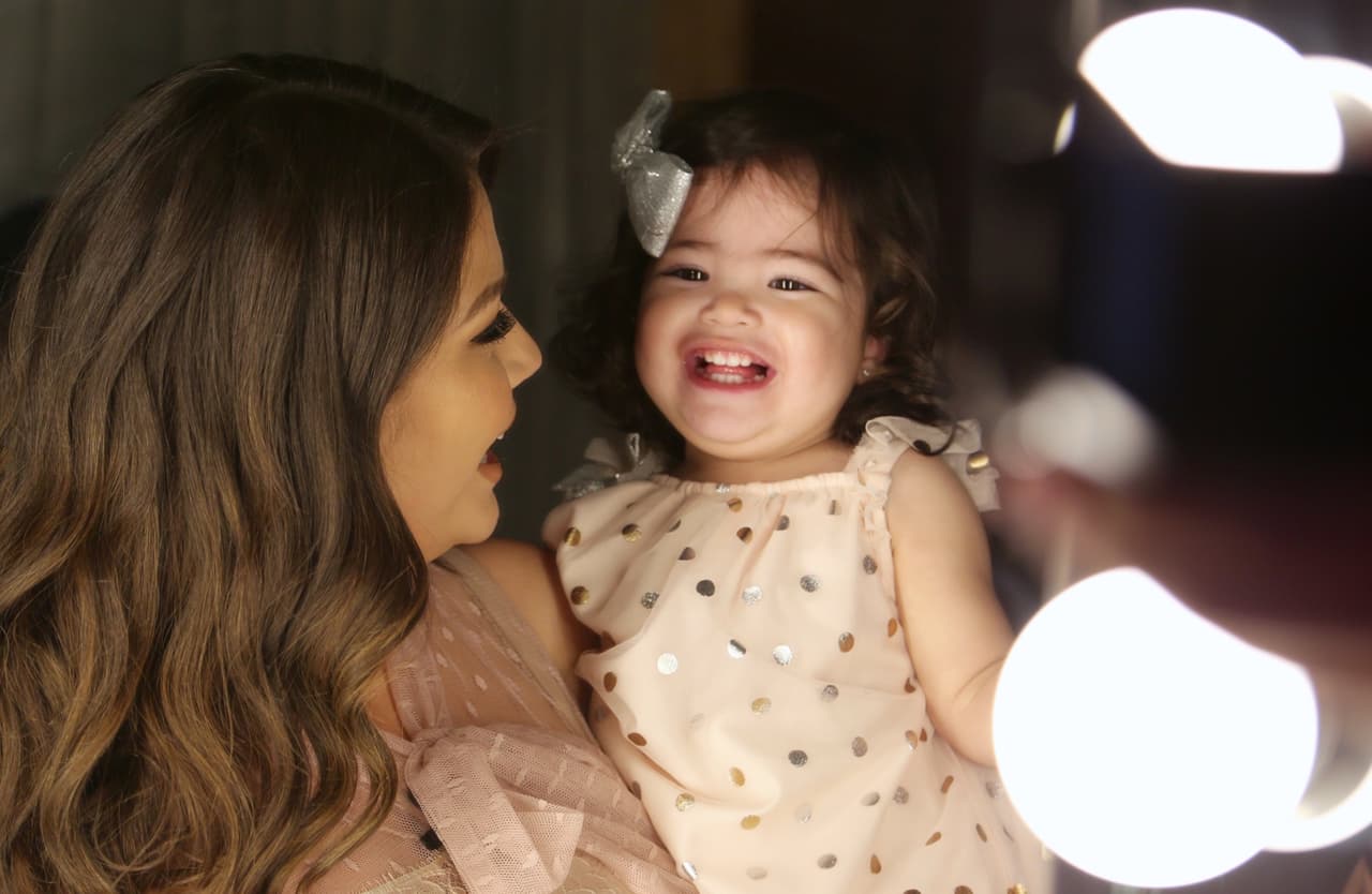 Poniéndose bonita junto a mamá, nos encanta tener a Giulietta de visita en Despierta América.