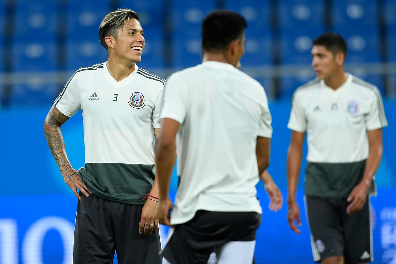 La confianza en el interior del equipo se refleja en las sonrisas de los jugadores del 'Tri'.