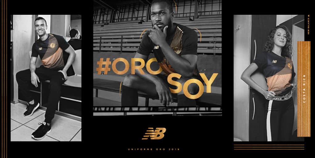 Los Ticos tendrán una piel de lujo en la Copa Oro 2019. Su nueva playera es negra con detalles dorados y ha sido promocionada con la leyende "Oro Soy". El equipo que lidera Keylor Navas buscará levantar su cuarto título continental.