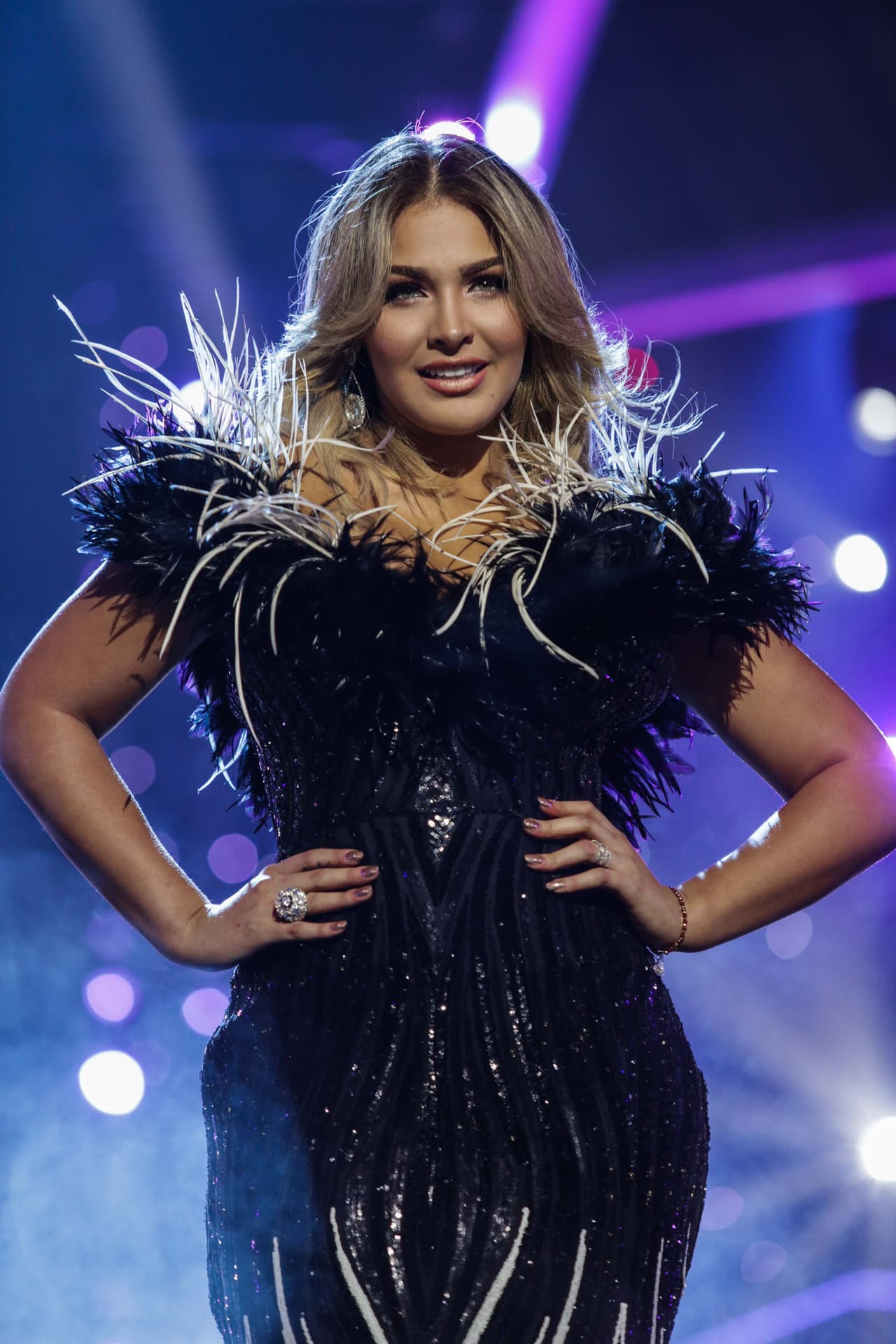 Migbelis fue la última en mostrar su reto.