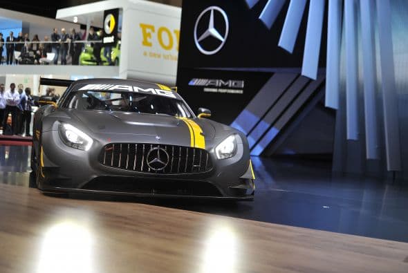 Como lo prometieron, el Mercedes-AMG GT3 fue presentado durante el Autoshow.