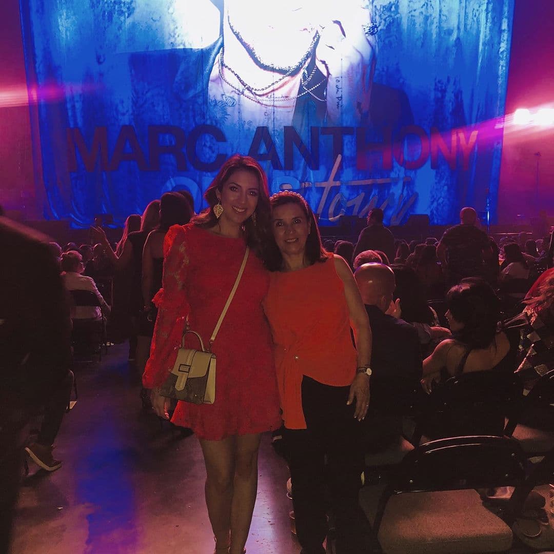 El espectáculo del salsero encendió la ciudad de Miami y ellas fueron afortunadas en gozarlo.