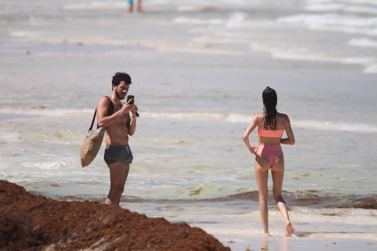 Sebastián asumió su papel de fotógrafo.