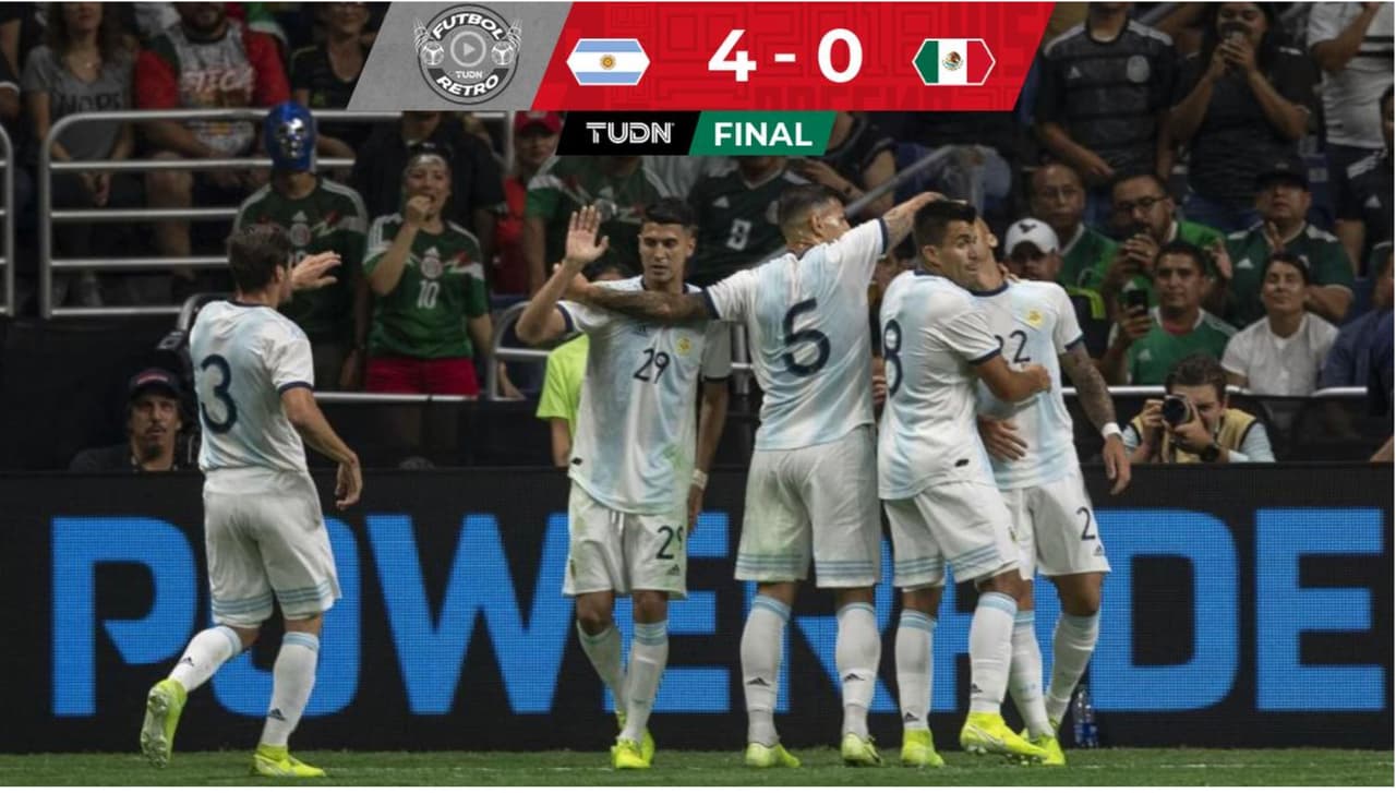 Futbol Retro | ¡A ritmo de tango... y de Lautaro! Reviva la goleada 4-0 de Argentina sobre México