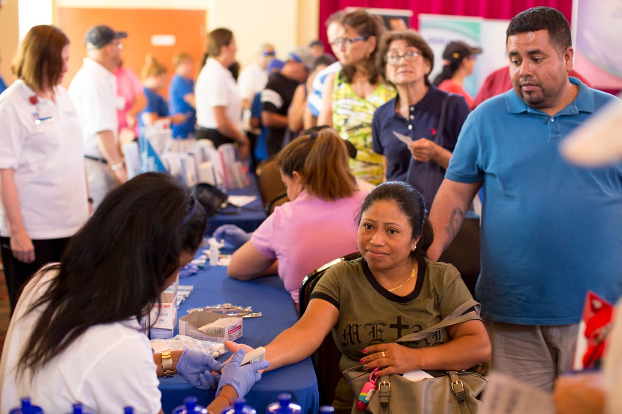 “Es muy difícil hacerse exámenes”, cuenta esta señora de origen guatemalteco radicada en Homestead. Por eso quiso aprovechar al máximo los servicios gratuitos.
