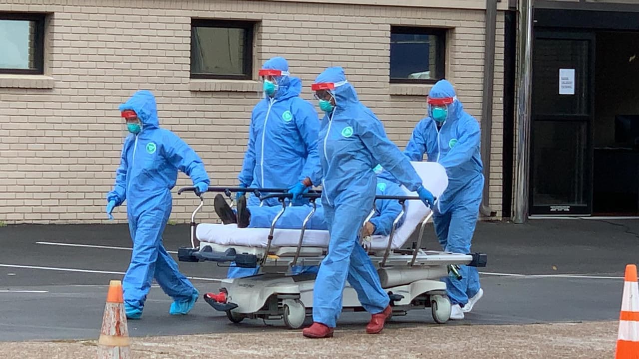 Este paciente presentó los síntomas de la enfermedad.