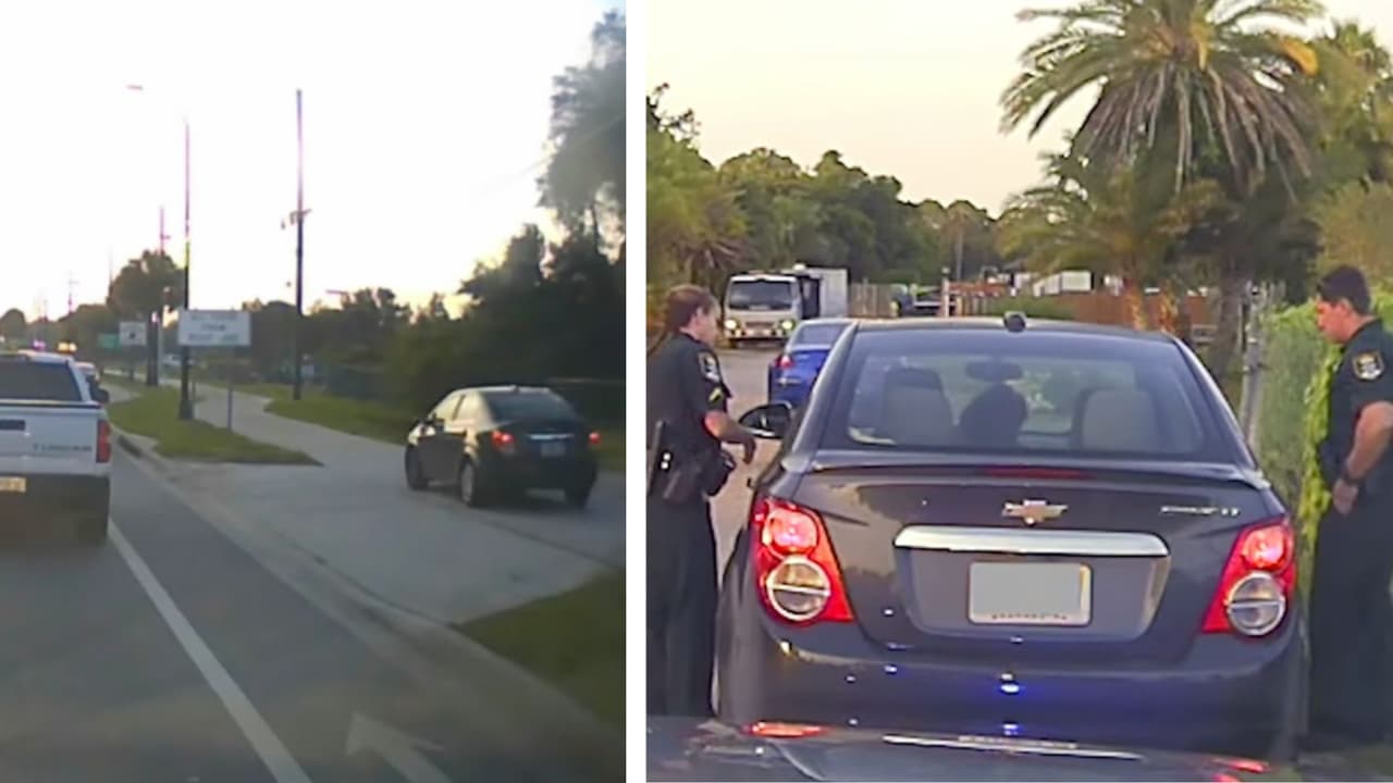 Captan en video a un conductor saltándose el tráfico a toda velocidad por una acera